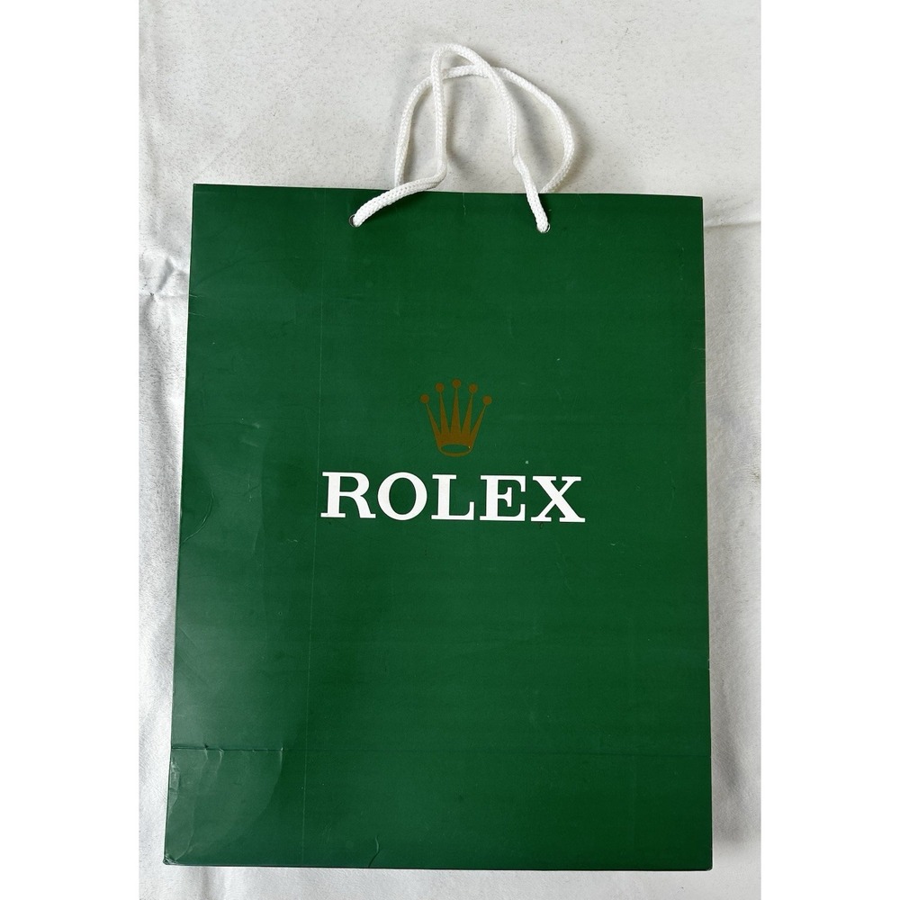 Rolex Boutique Shopping Bag 100% Authentic 10" x 8" x 5"